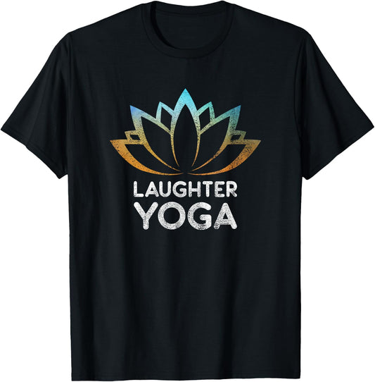 Laughter Yoga Laughing T-Shirt - T-Shirt | Black