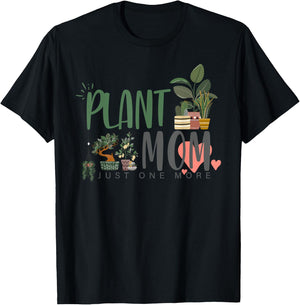 Plant Mom | Plant Lover T-Shirt - T-Shirt | Black