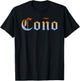Cono Retro Vintage Funny T-Shirt - T-Shirt | Black