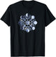 Moon phases, earth, symbol, magic, Wicca, paganism, vintage T-Shirt - T-Shirt | Black