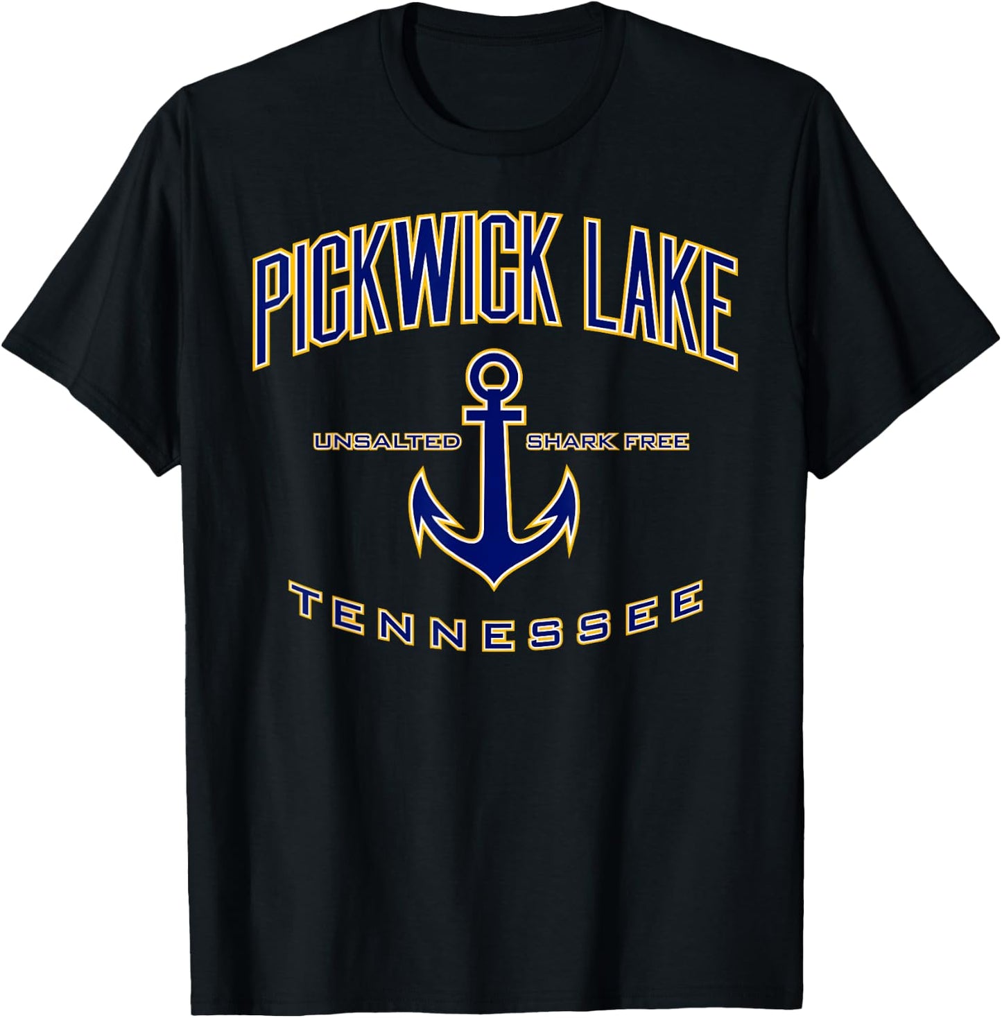 Pickwick Lake Shirt , Men, Girls & Boys T-Shirt - T-Shirt | Black