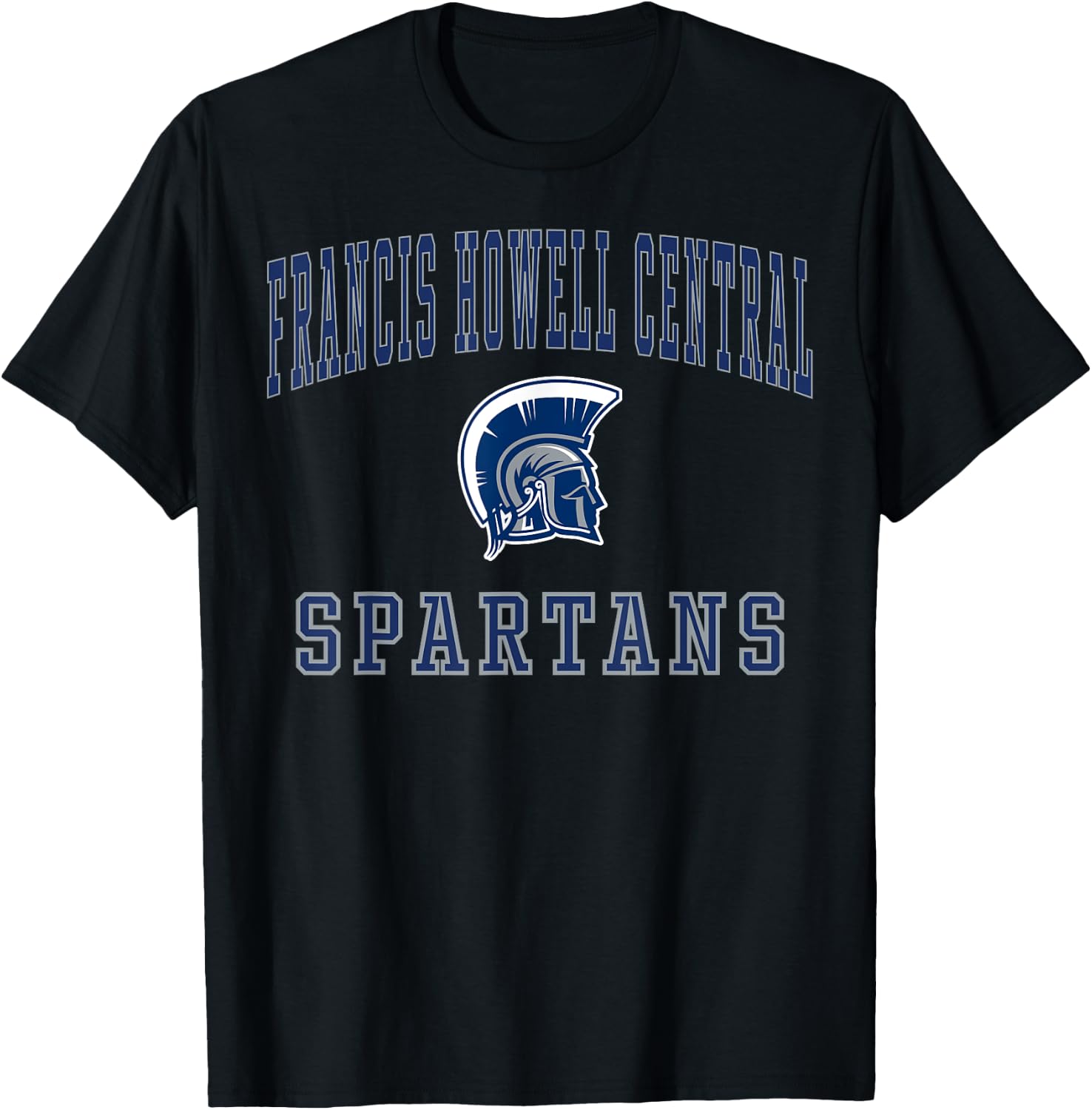 Francis Howell Central High School Spartans C1 T-Shirt - T-Shirt | Black