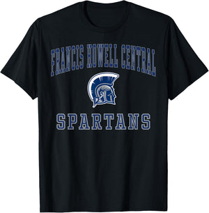 Francis Howell Central High School Spartans C1 T-Shirt - T-Shirt | Black