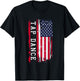 Tap Dance And Dancing USA Flag And Women T-Shirt - T-Shirt | Black