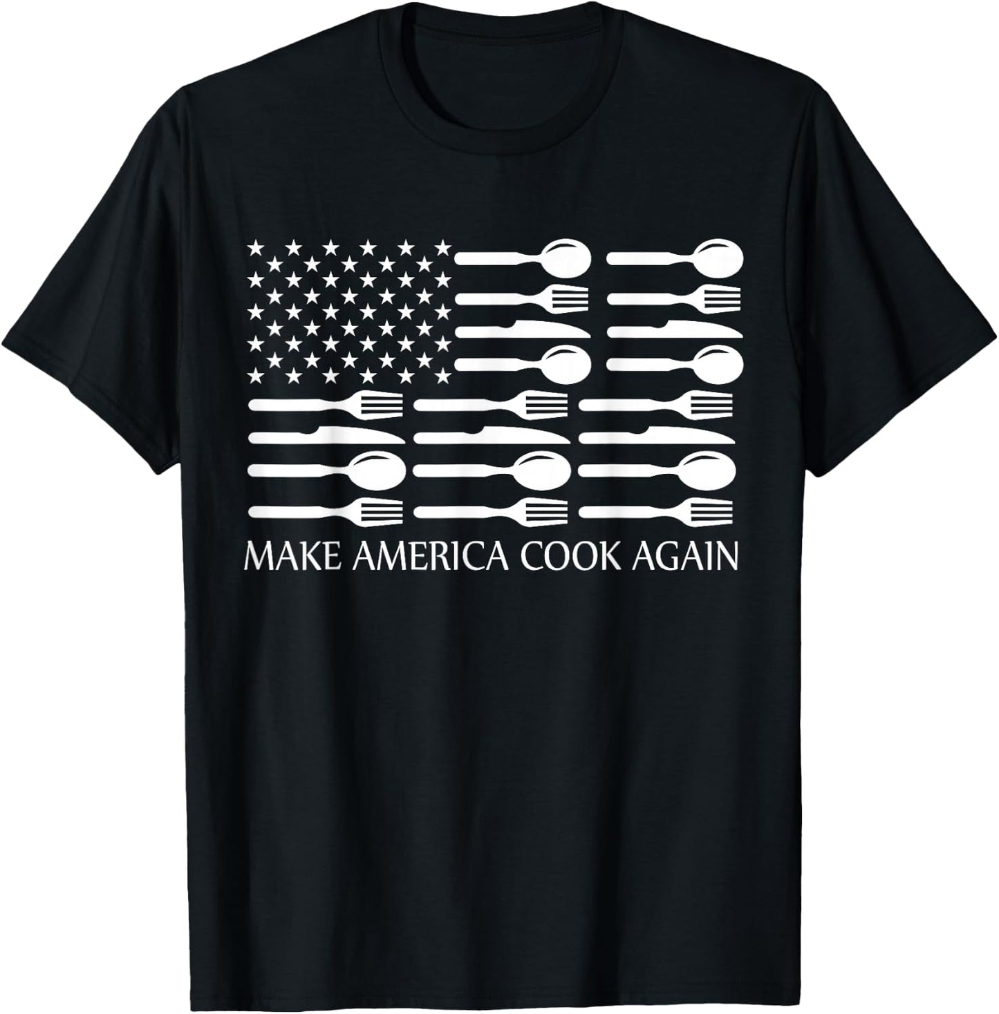 Make America Cook Again Cooking Chef T-Shirt - T-Shirt | Black