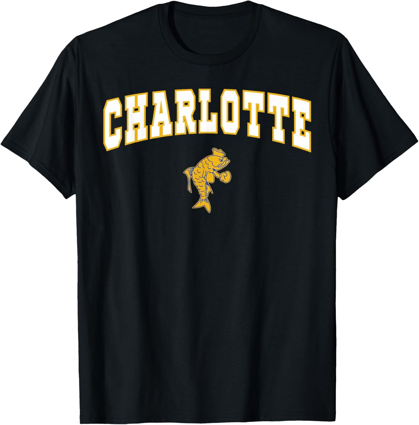 Charlotte High School Fighting Tarpons C2 T-Shirt - T-Shirt | Black