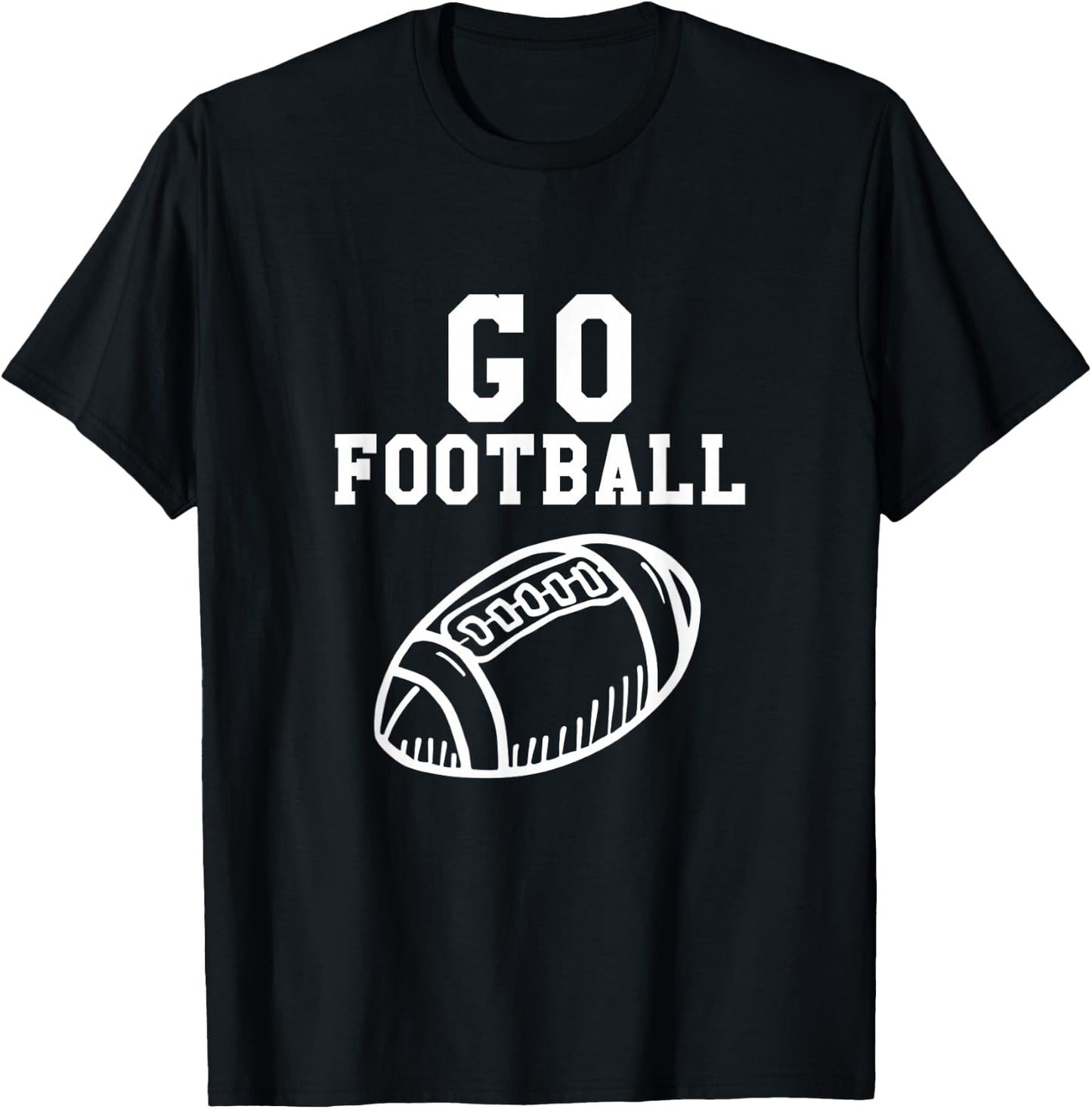 Go Football T-Shirt - T-Shirt | Black
