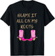Blame It All On My Roots | Girls Kids - Country T-Shirt - T-Shirt | Black