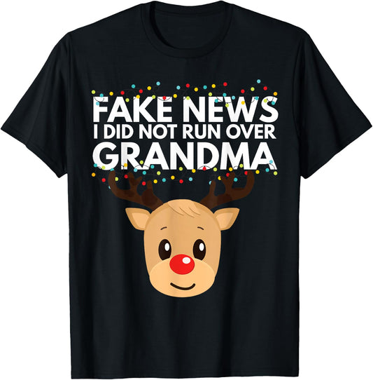 FS Christmas and Holiday Gifts Kids Casual Winter Black Cartoon , Small, Short Sleeve, Pull On, Classic Fit, Modern Casual, Christmas, Holiday, , Shirt T-Shirt - T-Shirt | Black