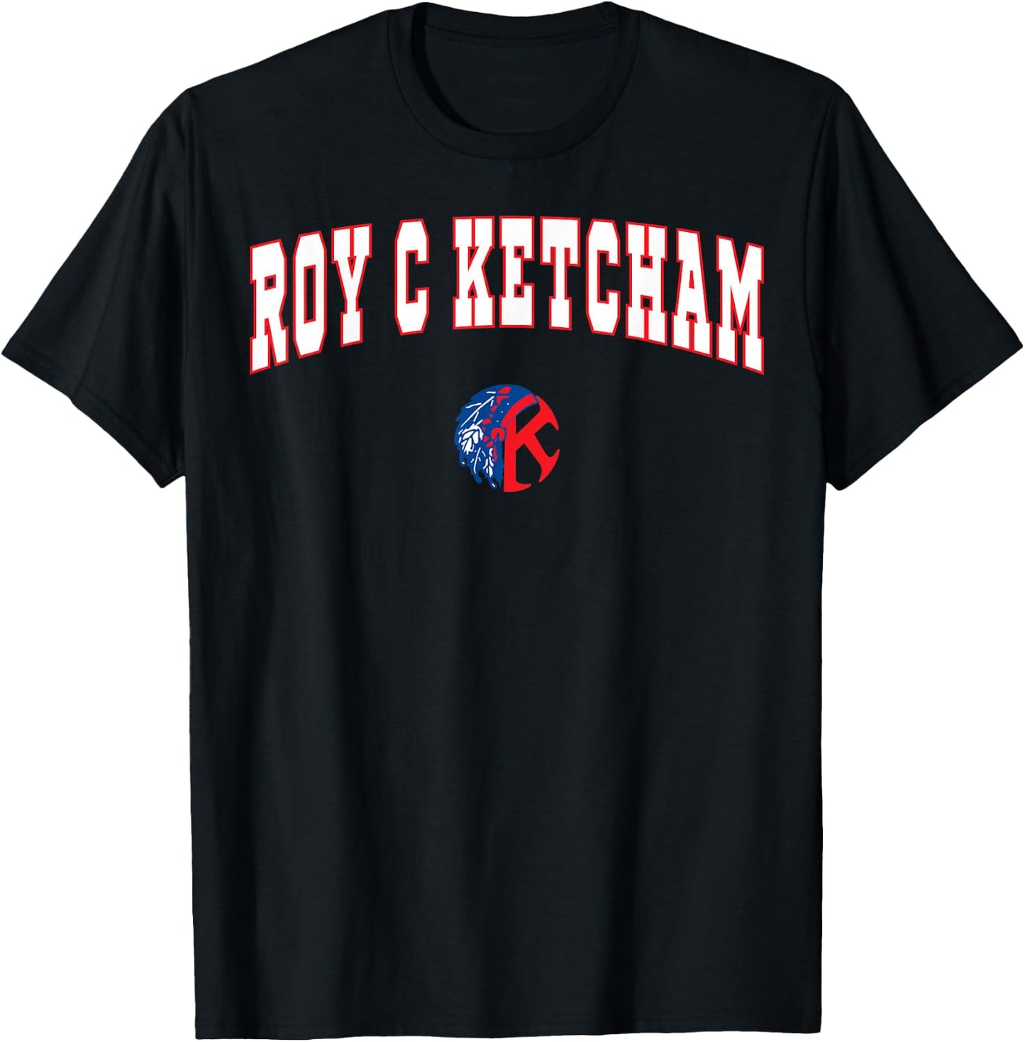 Roy C. Ketcham High School Indians C2 T-Shirt - T-Shirt | Black