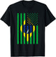 Brazil Shirt Brasil Soccer USA America Flag Jersey Men Women T-Shirt - T-Shirt | Black