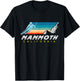 Mammoth California - USA Ski Resort 1980s Retro Shirt T-Shirt - T-Shirt | Black