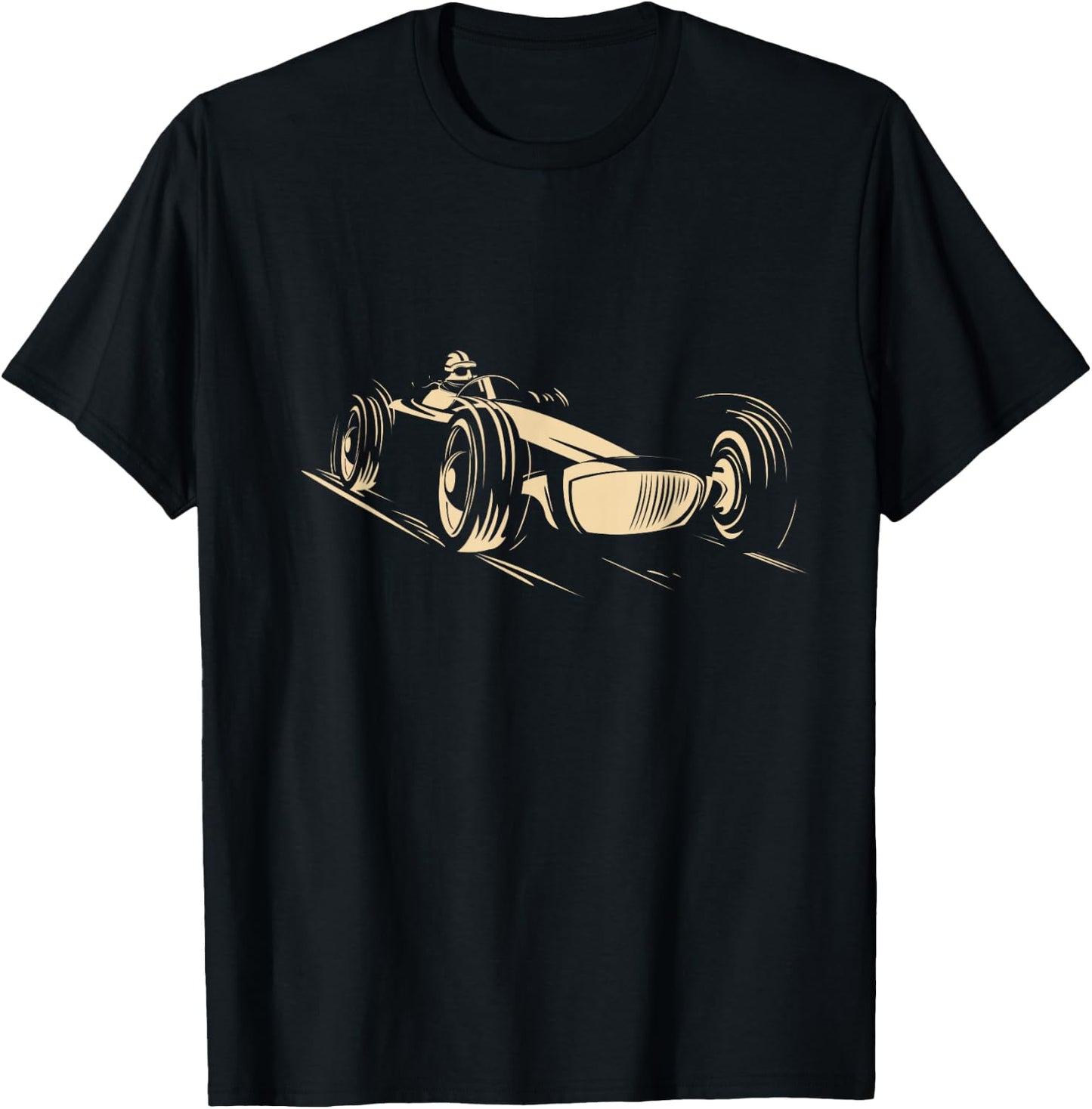 Race Car Racing Sports Auto Racer Vintage Cool T-Shirt - T-Shirt | Black