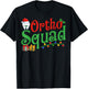Orthodontist Ortho Squad Dentist Orthodontic Team Christmas T-Shirt - T-Shirt | Black