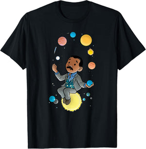 Neil deGrasse Tyson Solar System T-Shirt - T-Shirt | Black