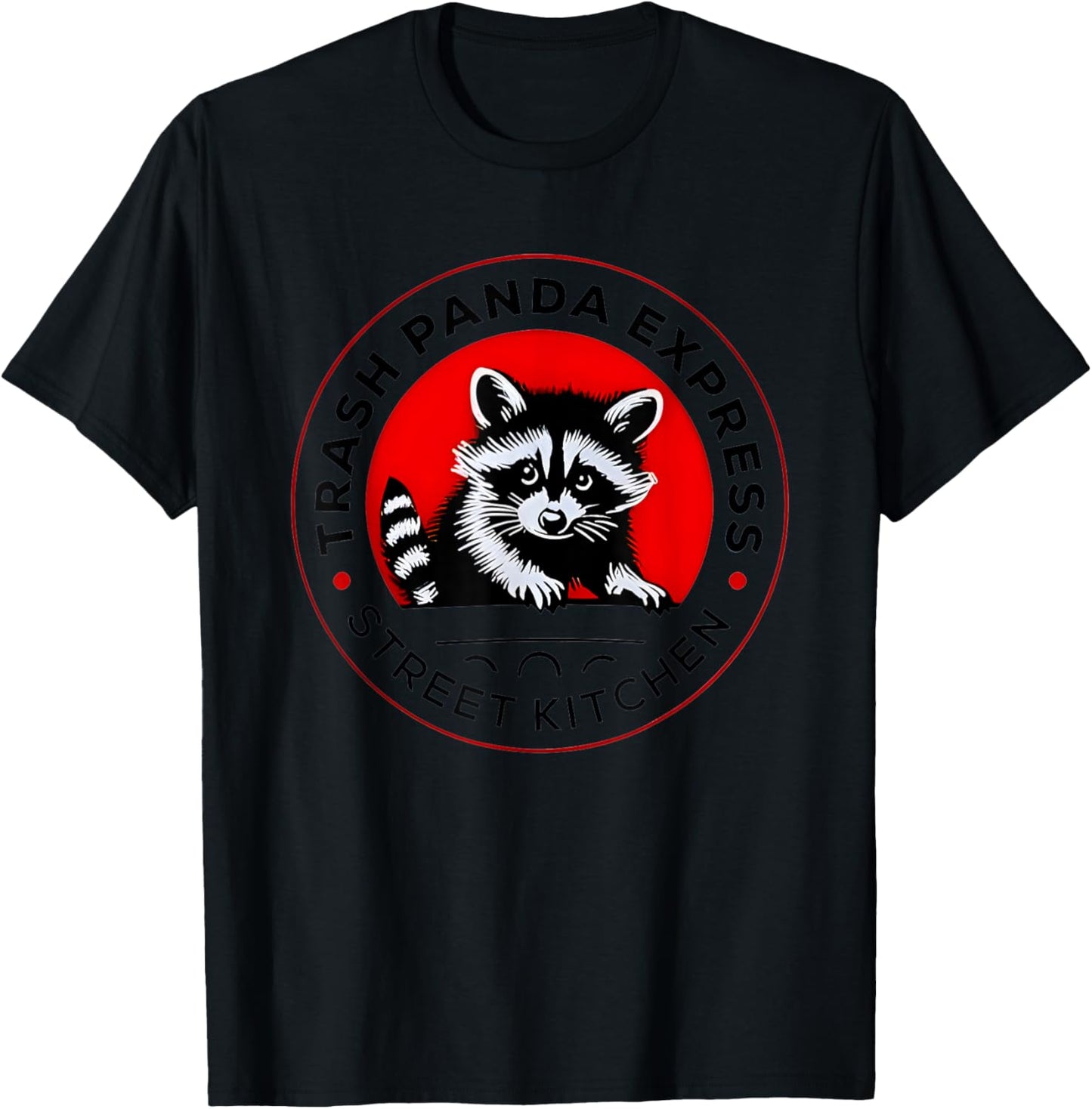 Trash Panda Express Street Kitchen T-Shirt - T-Shirt | Black