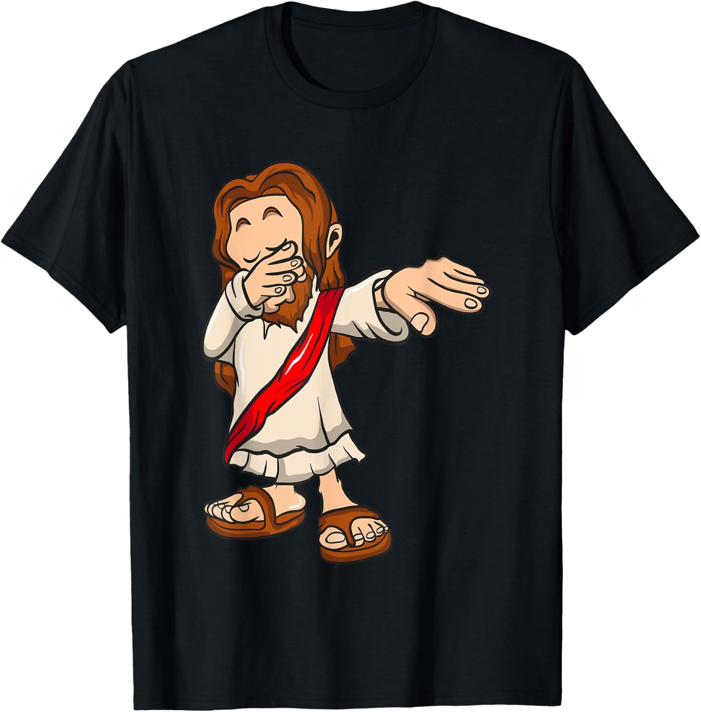 Dabbing Jesus Shirt T-Shirt - T-Shirt | Black