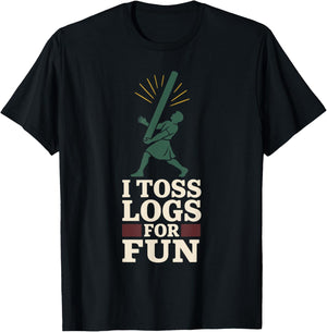 Highland Games Caber Tosser Clan Pride Scotland Strength T-Shirt - T-Shirt | Black