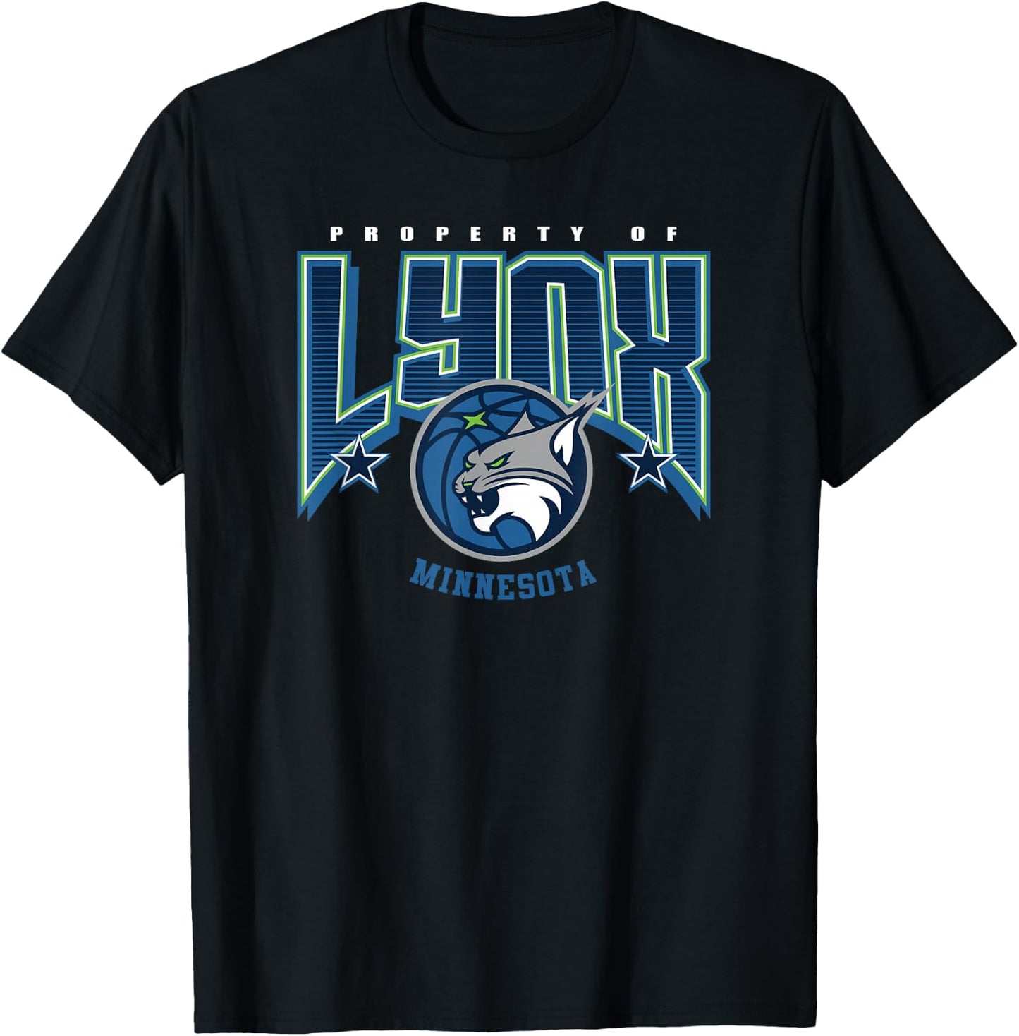 WNBA Minnesota Lynx Nothing but Net T-Shirt - T-Shirt | Black