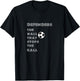 Funny soccer quote - Defenders wall that stops the ball T-Shirt - T-Shirt | Black