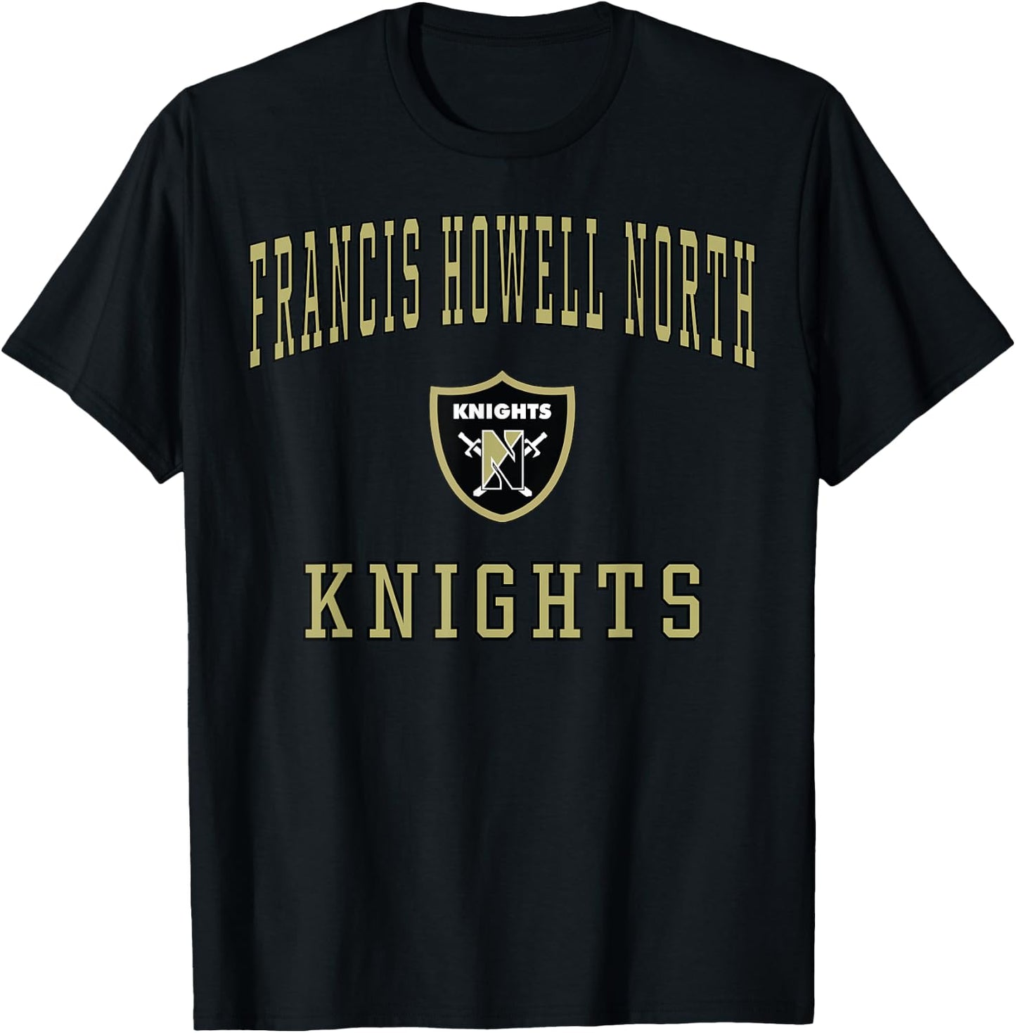 Francis Howell North High School Knights T-Shirt - T-Shirt | Black