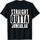 Straight Outta ALASKA JUNEAU Home T-Shirt - T-Shirt | Black