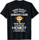 I Love My Monkey But That is Ok Animal Rrights Activist T-Shirt - T-Shirt | Black
