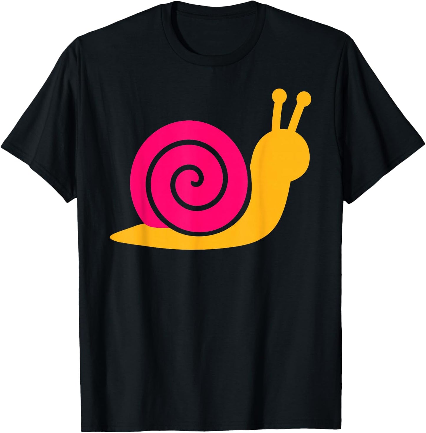 Pink snail T-Shirt - T-Shirt | Black