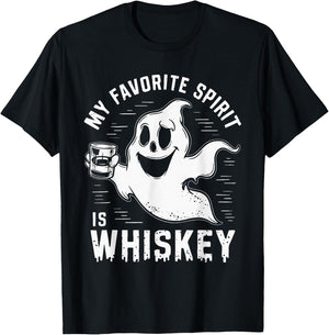 My Favorite Spirit Is Whiskey T-Shirt - T-Shirt | Black