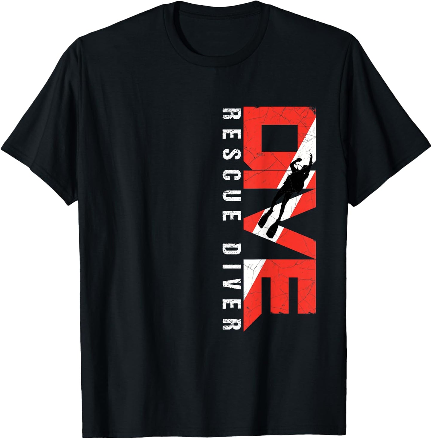 SCUBA Rescue Diver for Instructors, Students, Divers T-Shirt - T-Shirt | Black