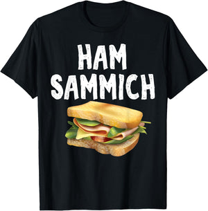 Ham Sammich T-Shirt - T-Shirt | Black