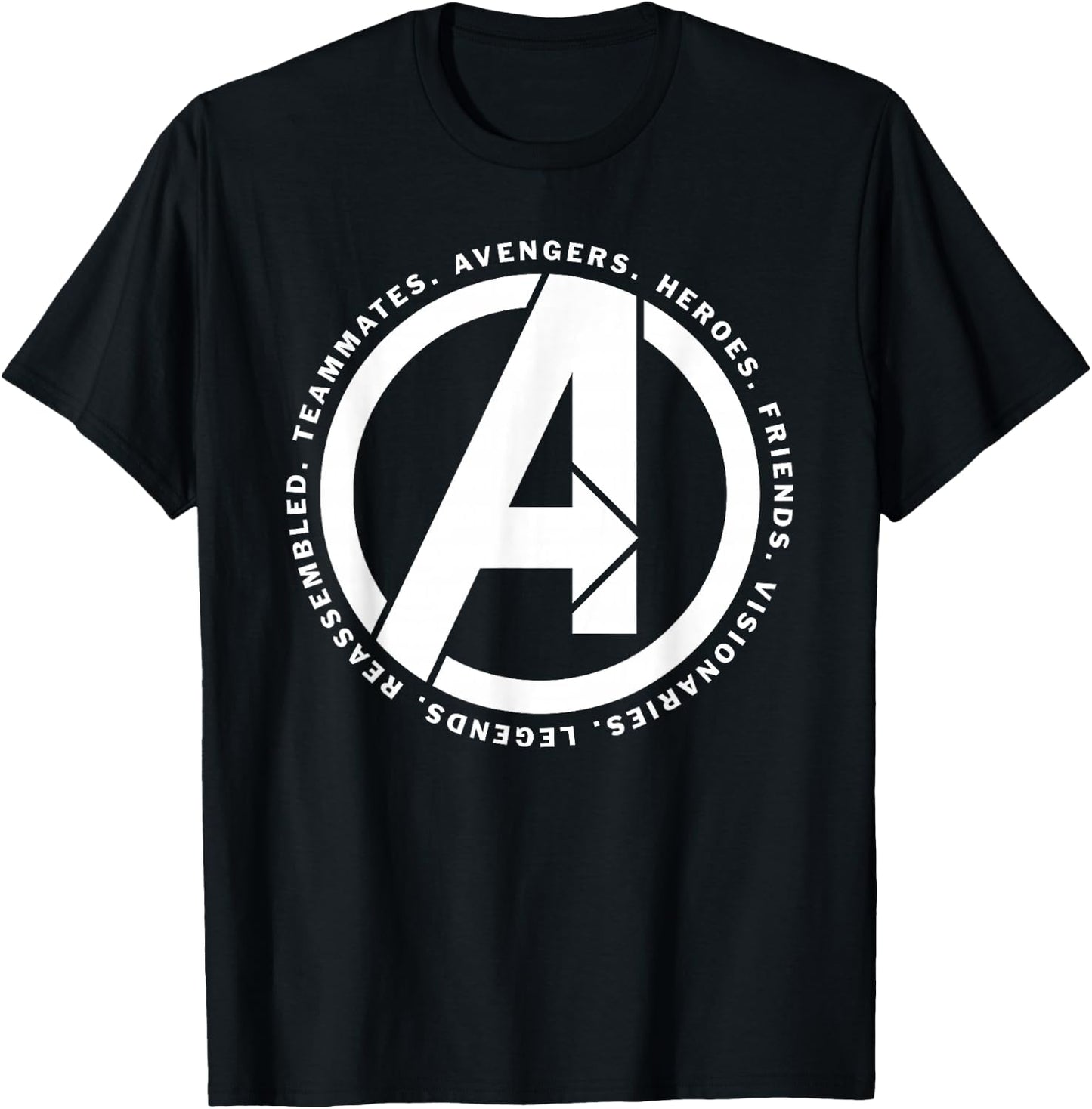 Marvel Avengers: Endgame Logo Heroes and Legends Small T-Shirt - T-Shirt | Black
