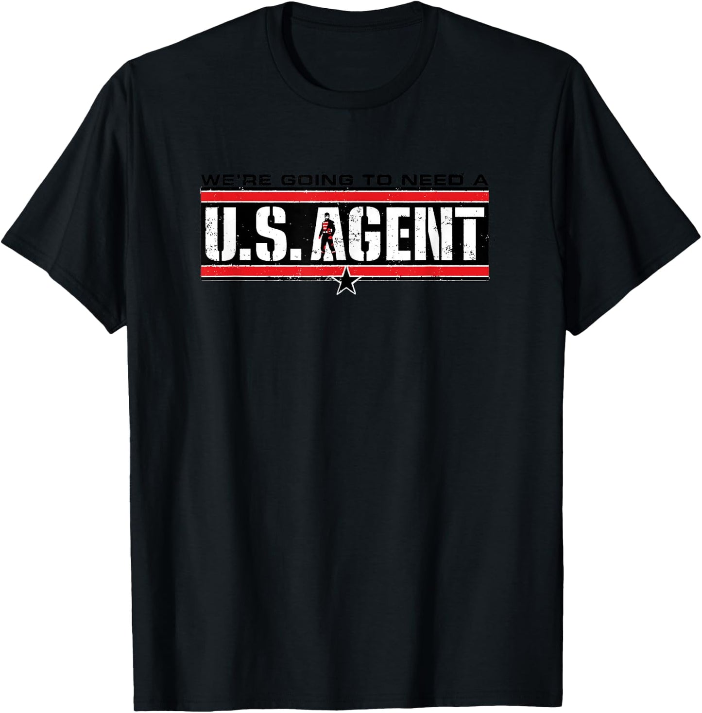 Marvel The Falcon and The Winter Soldier U.S. Agent T-Shirt - T-Shirt | Black