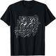 Sudan . Sudanese Cities map Outline Shirt T-Shirt - T-Shirt | Black