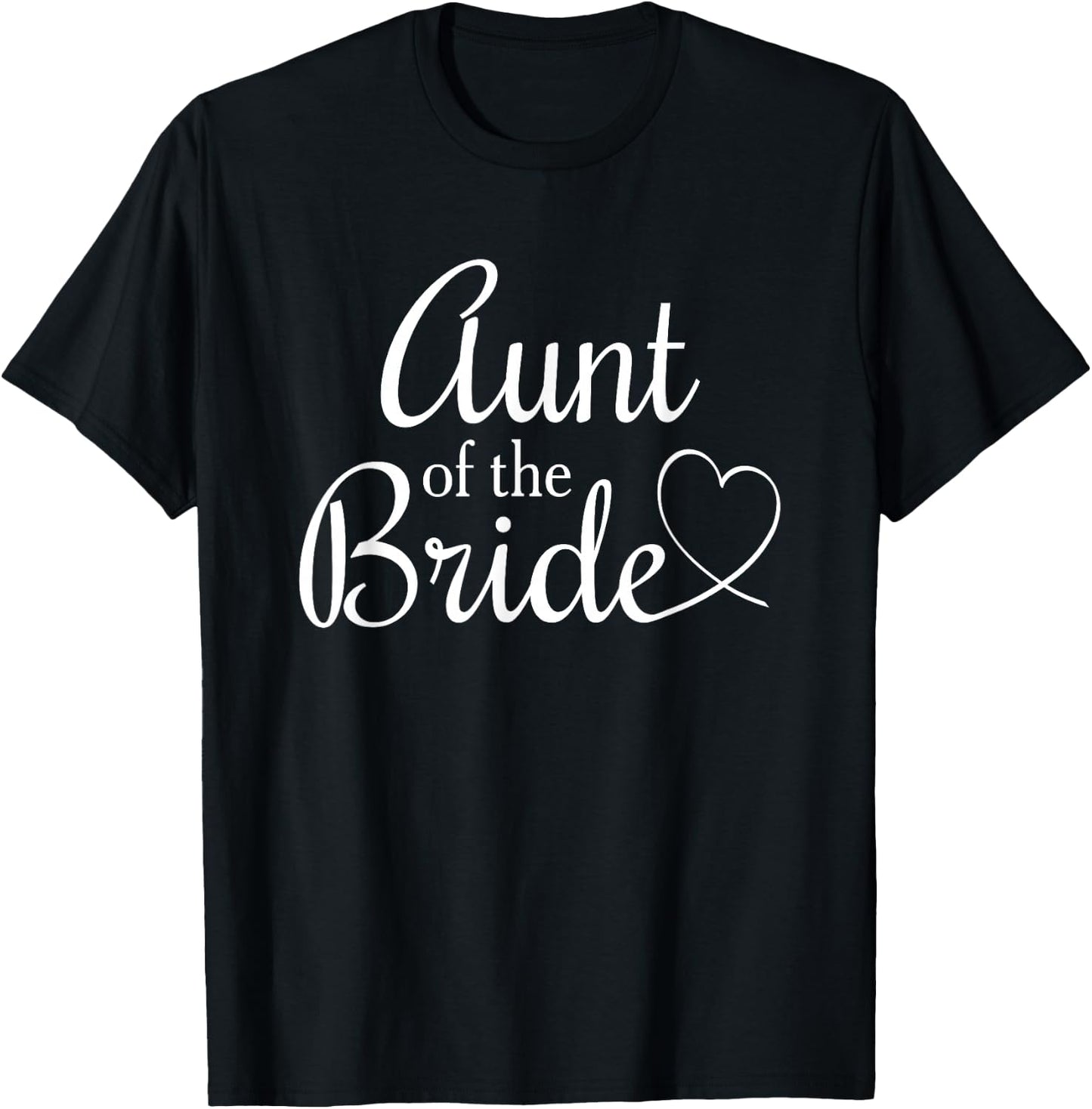 Cool Aunt Of The Bride T-Shirt - T-Shirt | Black