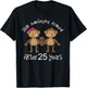 25th Anniversary Funny Monkey Couples Photo Shirt T-Shirt - T-Shirt | Black