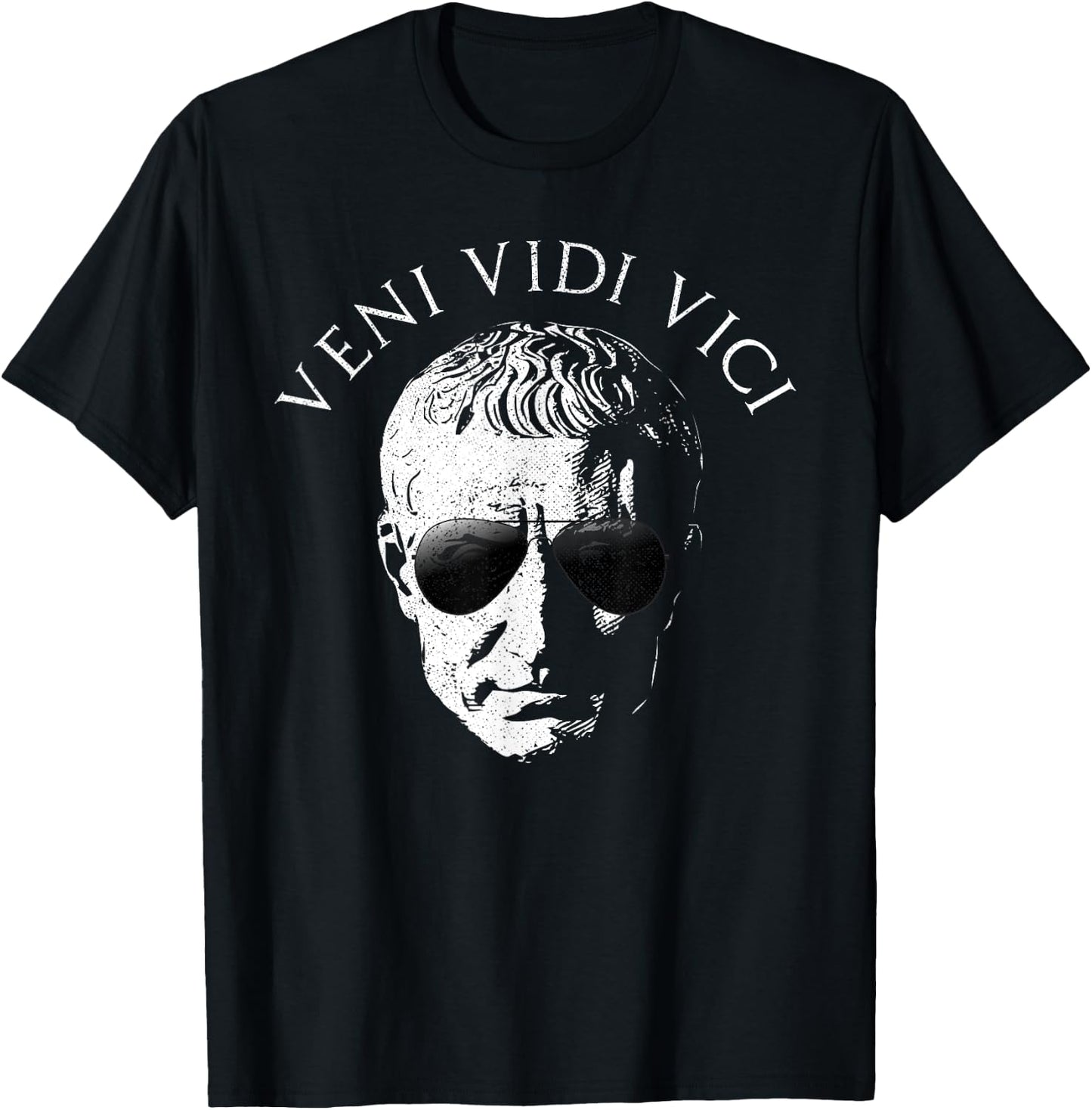 Veni Vidi Vici Gaius Julius Caesar Roman Empire T-Shirt - T-Shirt | Black
