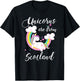 Unicorns Are From Scotland / Magical Unicorn Gift T-Shirt - T-Shirt | Black