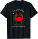 Crab Island Destin, Florida Sandbar Souvenir T-Shirt - T-Shirt | Black