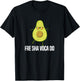 Fre Sha Vaca Do Funny Fre Shavacado Avocado T-Shirt - T-Shirt | Black