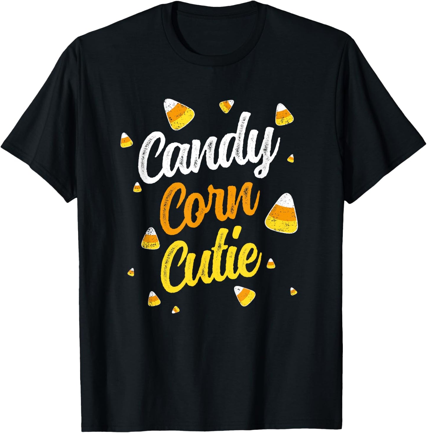 Candy Corn Cutie Halloween Cute Party T-Shirt - T-Shirt | Black