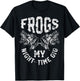 Frogs My Nighttime Gig T shirt Frog Hunting Hunter Men Gift T-Shirt - T-Shirt | Black