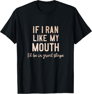 Funny phrase saying shirt or women Talk too much T-Shirt - T-Shirt | Black