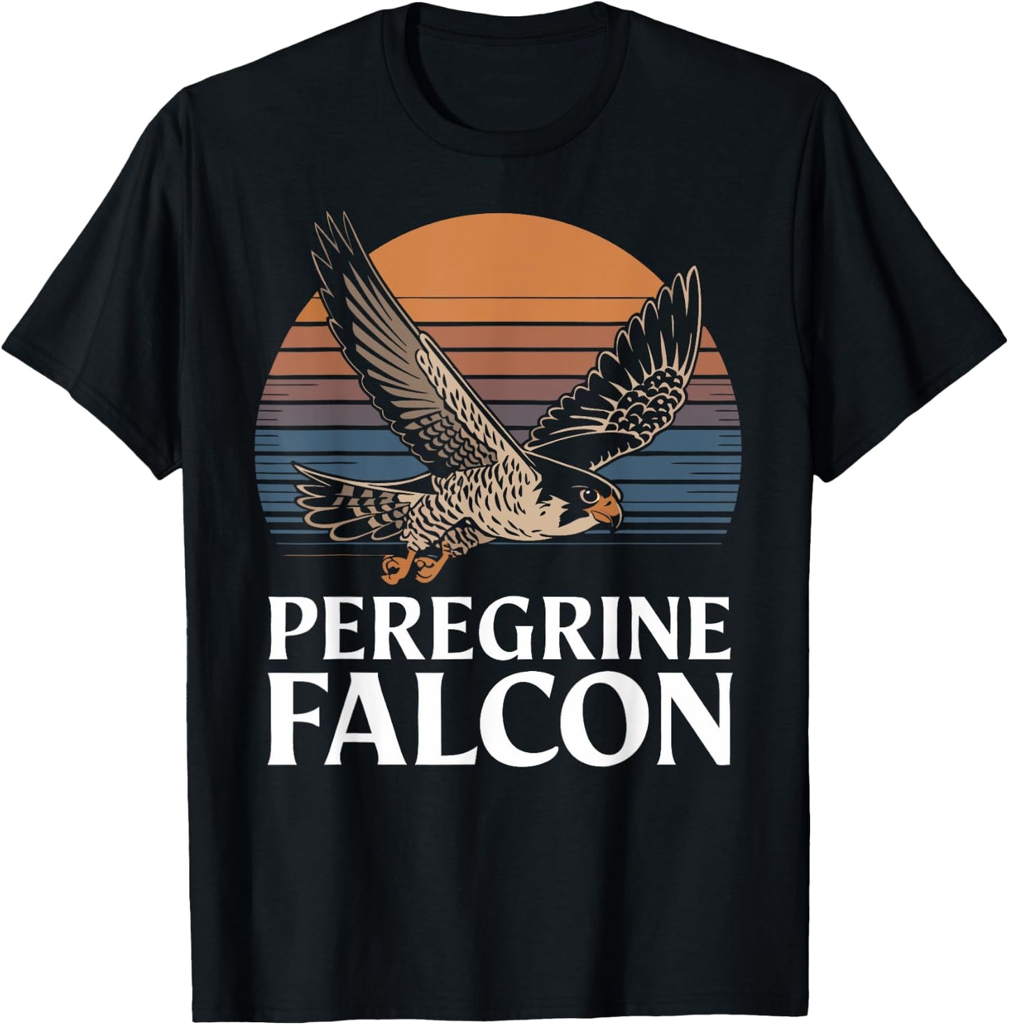 Peregrine Falcon Bird Of Prey Falcon T-Shirt - T-Shirt | Black