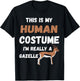 Gazelle Lover Safari Antelope Animal Funny Gazelle Costume T-Shirt - T-Shirt | Black