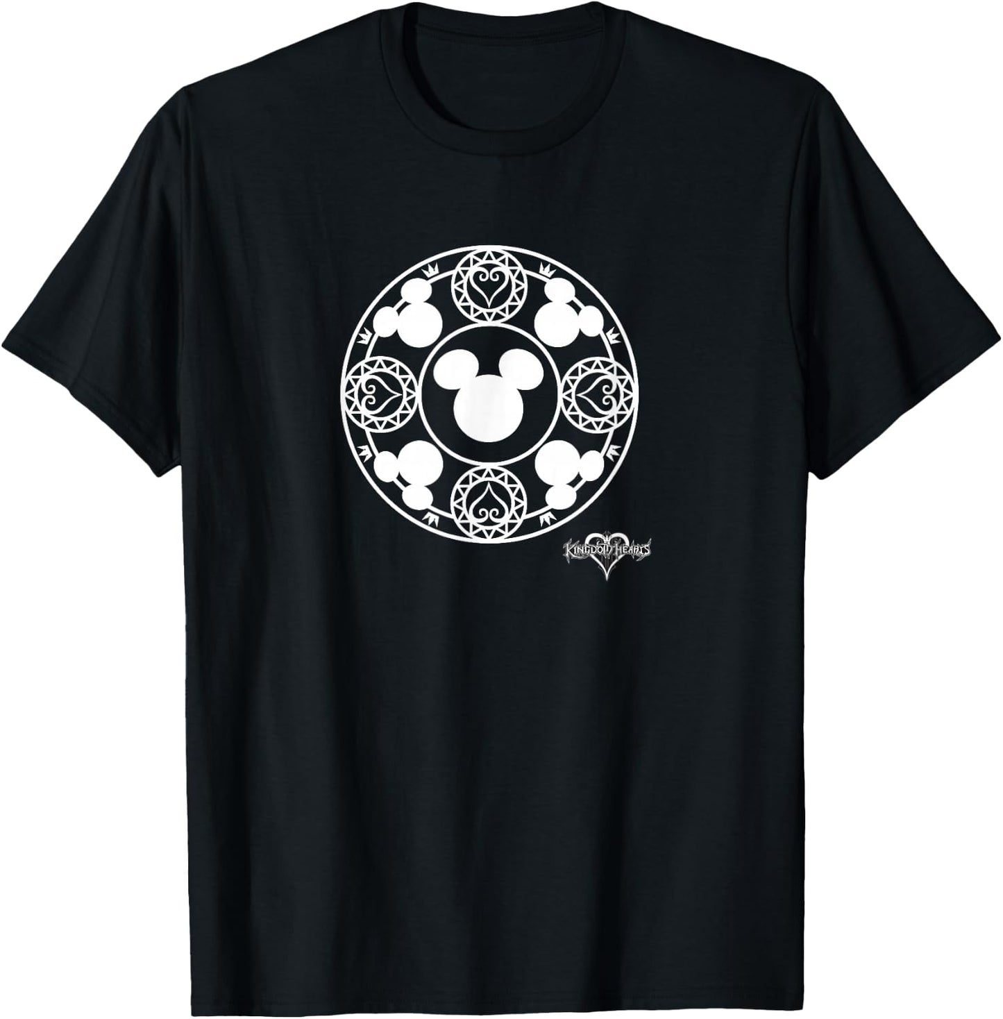 Kingdom Hearts - Mickey Key Emblem T-Shirt - T-Shirt | Black