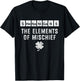 Shenanigans Funny St Patricks Day Chemistry Periodic Table T-Shirt - T-Shirt | Black