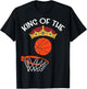The Bucket King Funny Basketball Shirt T-Shirt - T-Shirt | Black