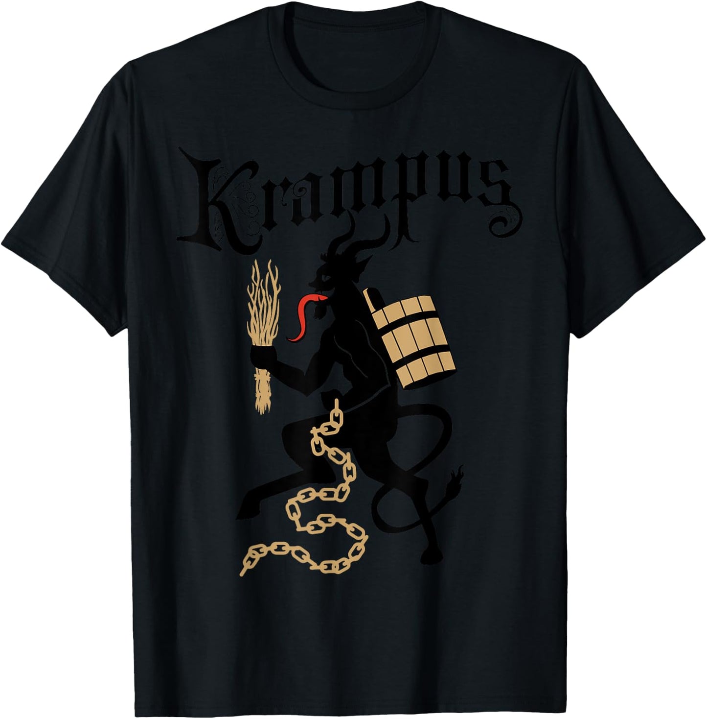 Holiday Krampus T-Shirt - T-Shirt | Black
