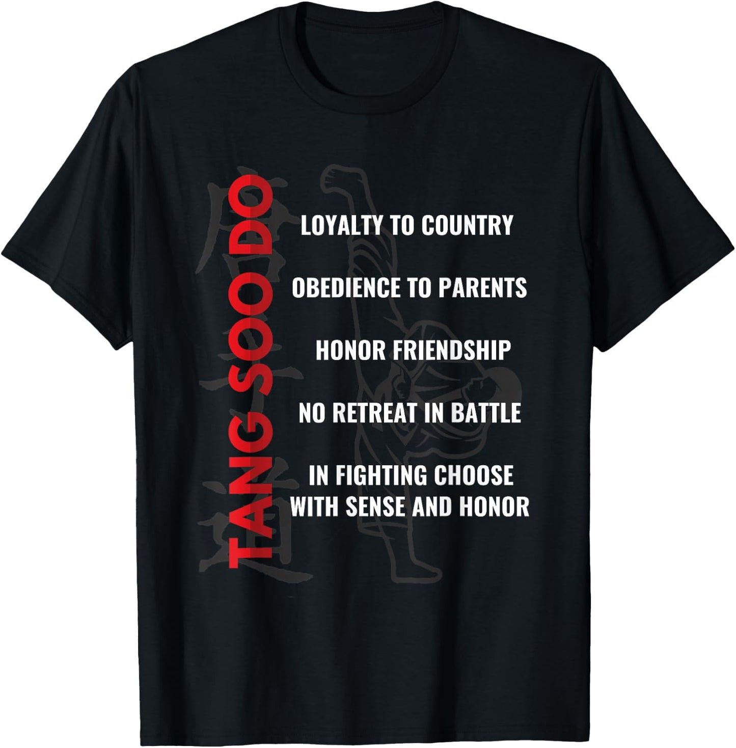 Tang Soo Do Shirt Martial Arts Karate Gifts Training T-Shirt - T-Shirt | Black